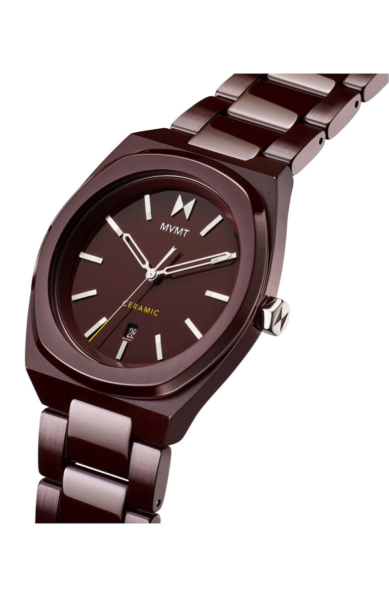 MVMT Odyssey II Ceramic Bracelet Watch, 40mm, Alternate, color,