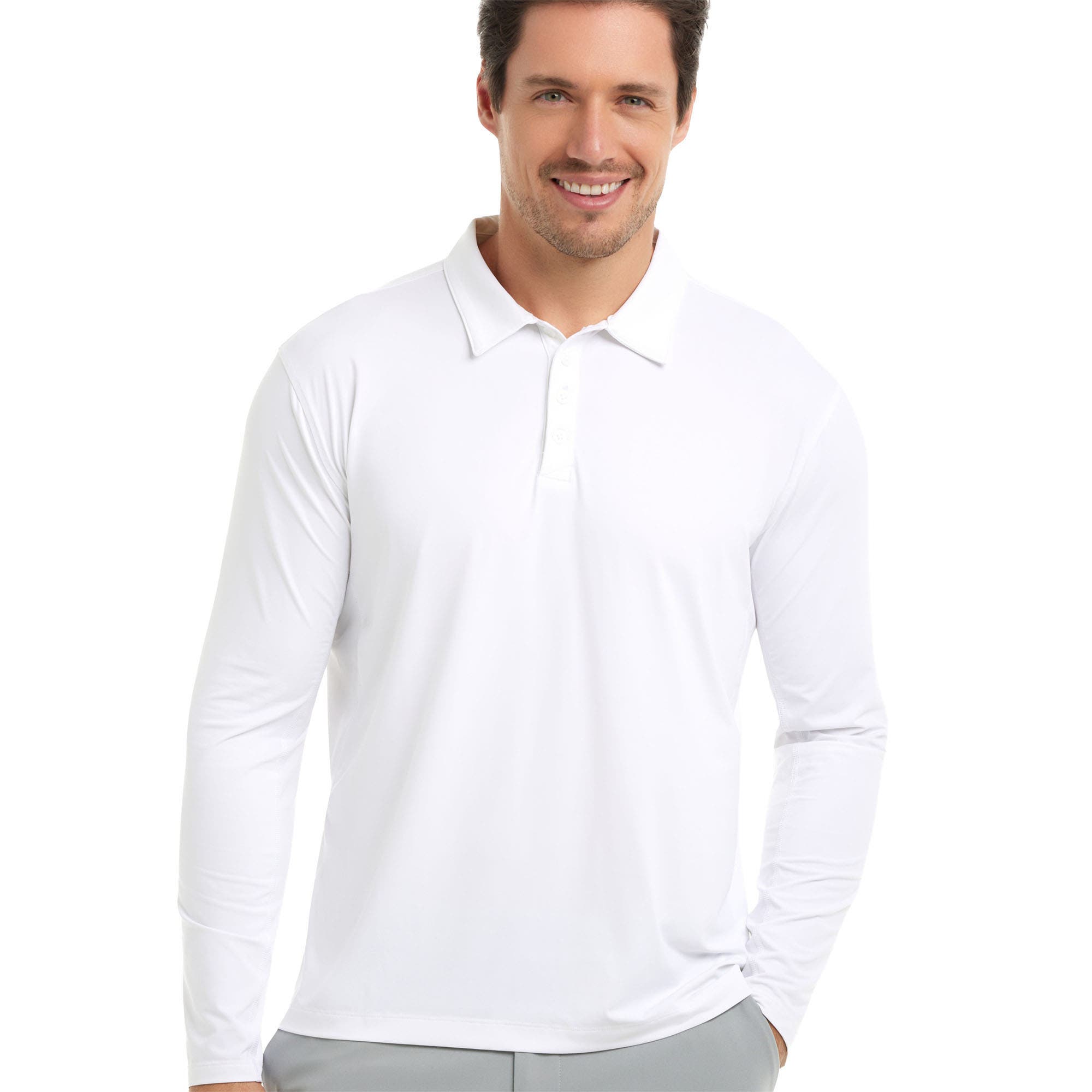 Men's Long Sleeve Collared Shirt - image 5