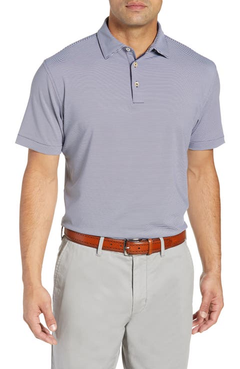 Jubilee Stripe Performance Golf Polo