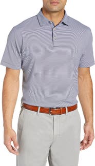Peter Millar Jubilee Stripe Performance Golf Polo