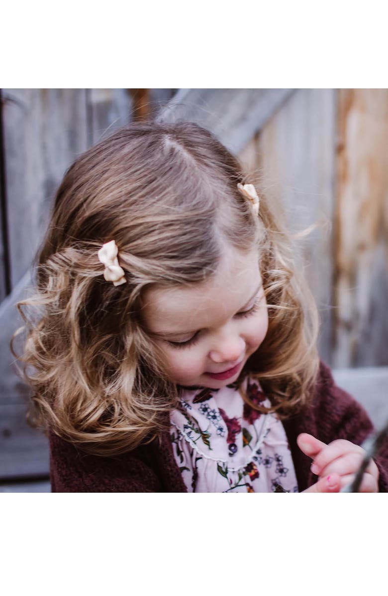 BABY WISP 10-Pack Clip-On Hair Bows, Alternate, color, 