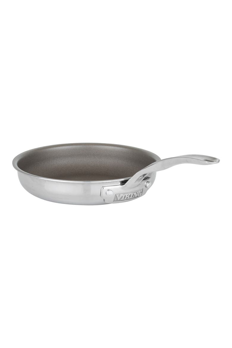 PureGlide Pro 3-Ply 8-Inch Fry Pan, Main, color, STAINLESS STEEL