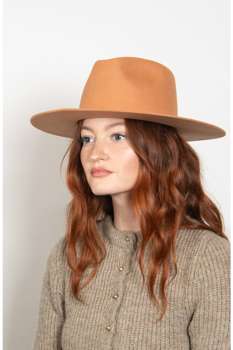 Shea Fedora, Alternate, color, Hazel