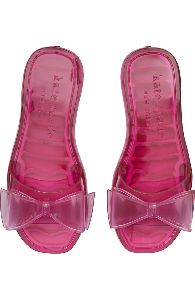 Kate Spade New York tie the knot slide sandal, Alternate, color, Pink Cloud