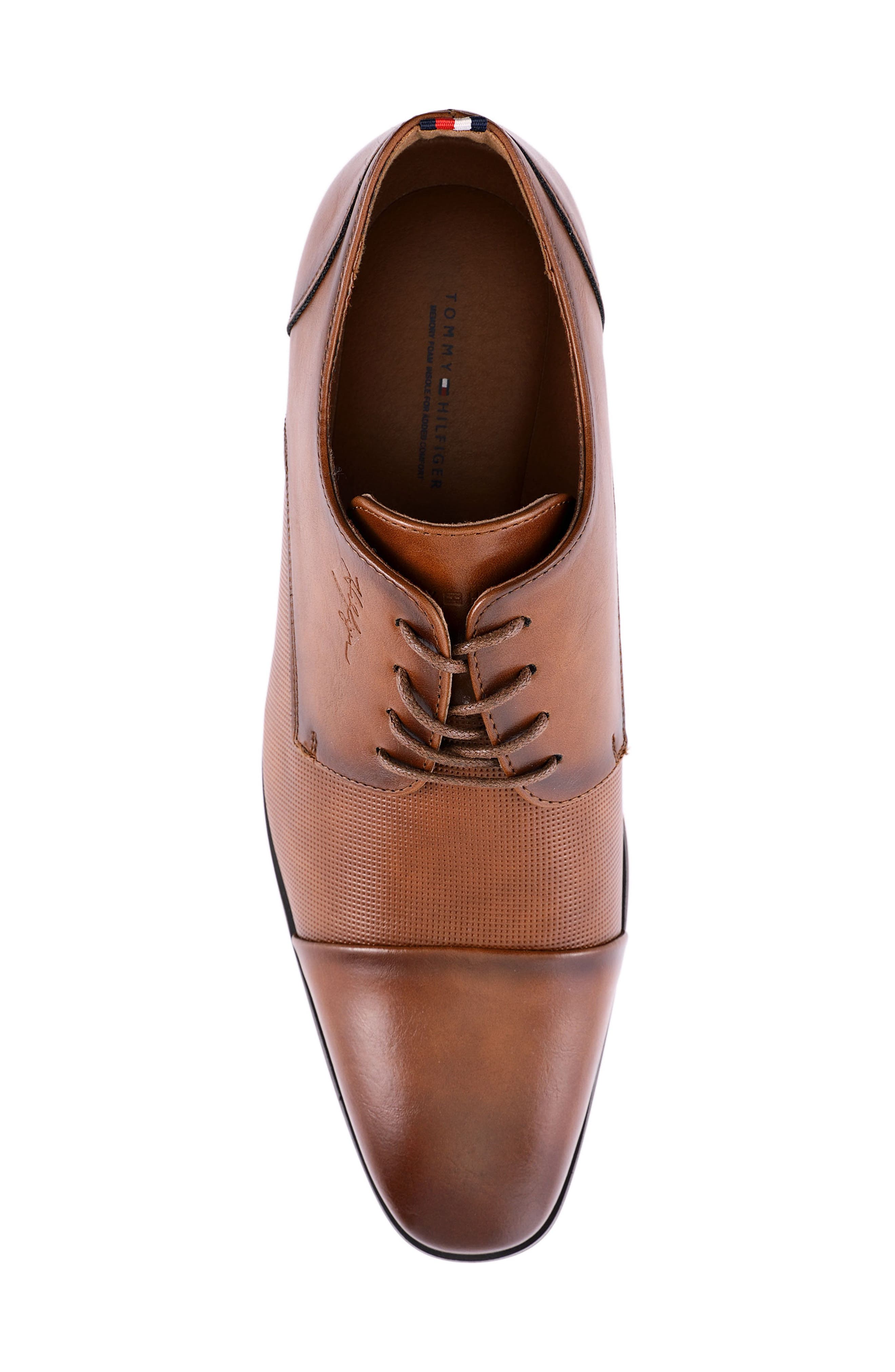 Tommy Hilfiger Sheldon Derby, Alternate, color, Medium Brown