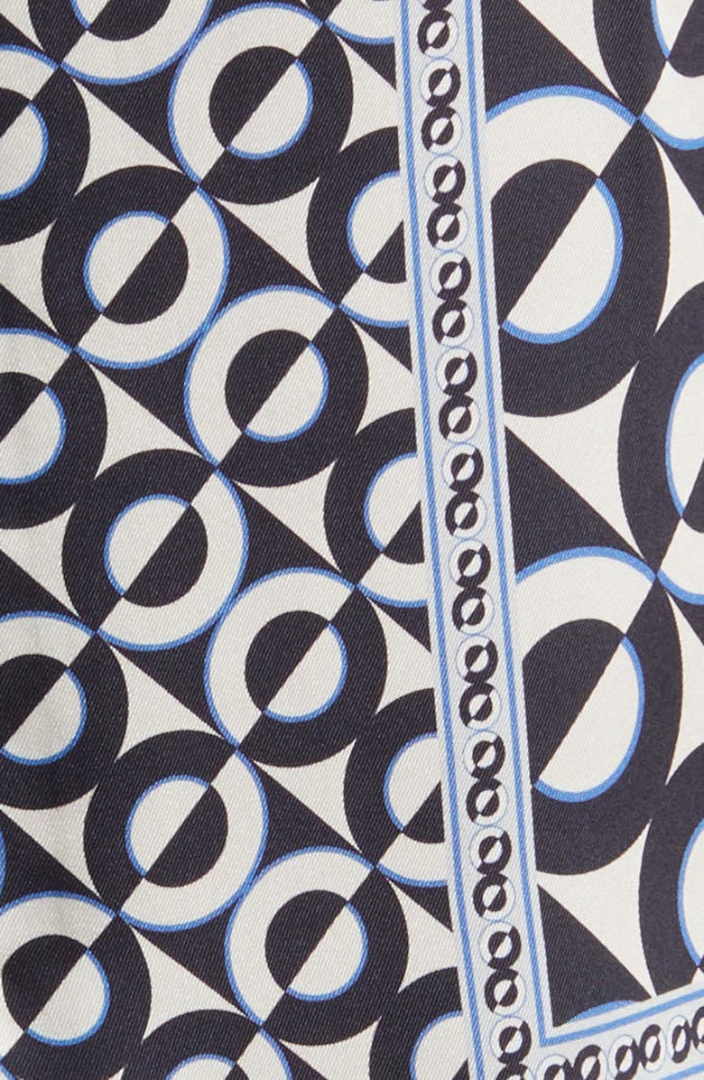 Reiss Prentice Regular Fit Geo Print Camp Shirt, Alternate, color,