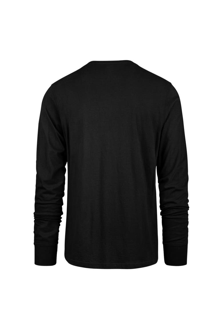Men's '47 Black Kansas City Chiefs Super Rival Long Sleeve T-Shirt, Alternate, color, Black