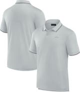 Fanatics Signature Men's Fanatics Signature Gray Los Angeles Chargers Pique Polo Shirt