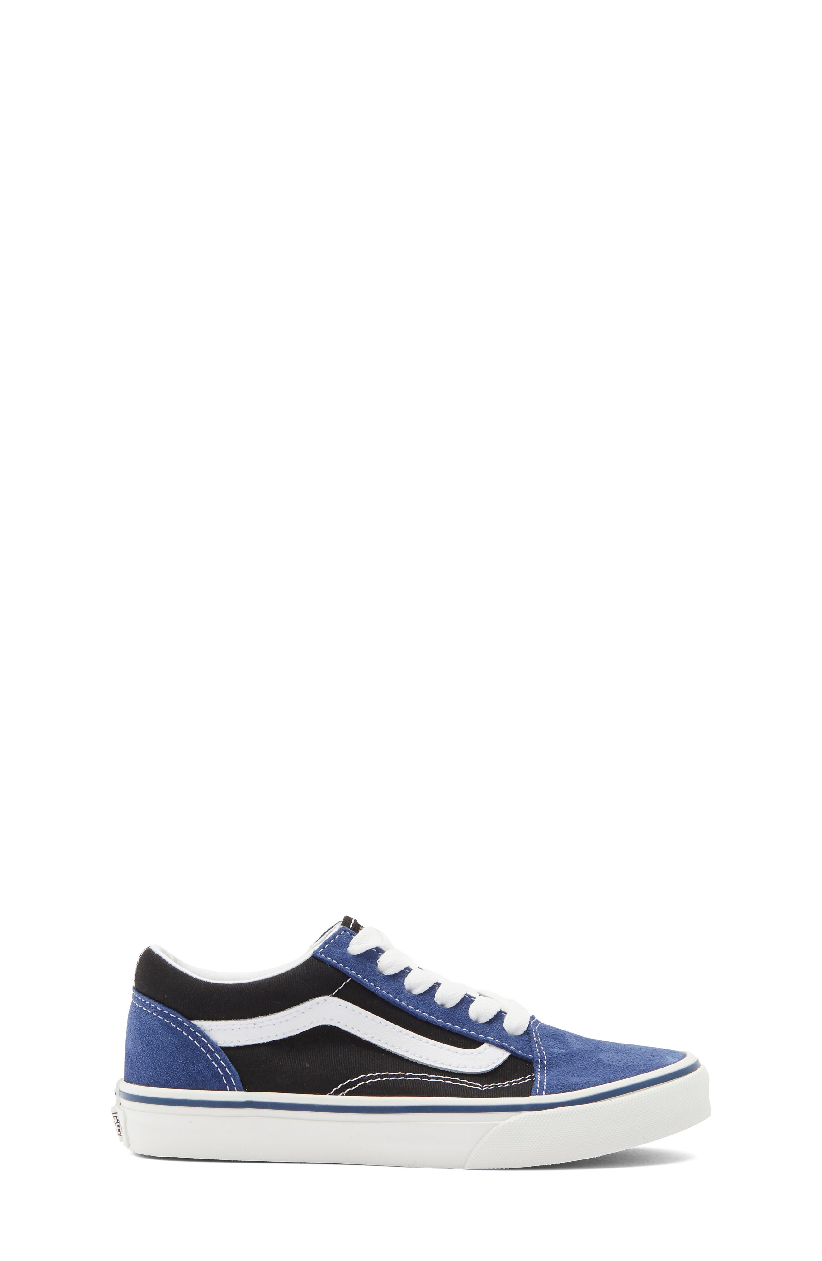 Kids' Old Skool Sneaker, Alternate, color, NAVY BLACK