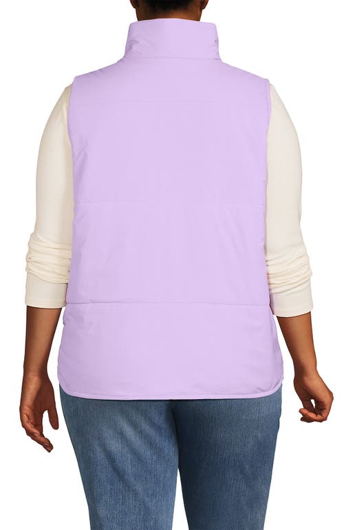 Lands' End Wanderfree Insulated Vest In Lilac Petal