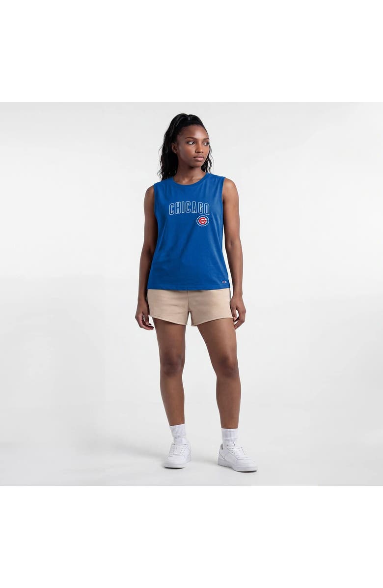 Champion Women's Champion  Royal Chicago Cubs Muscle Tank Top, Alternate, color, Royal