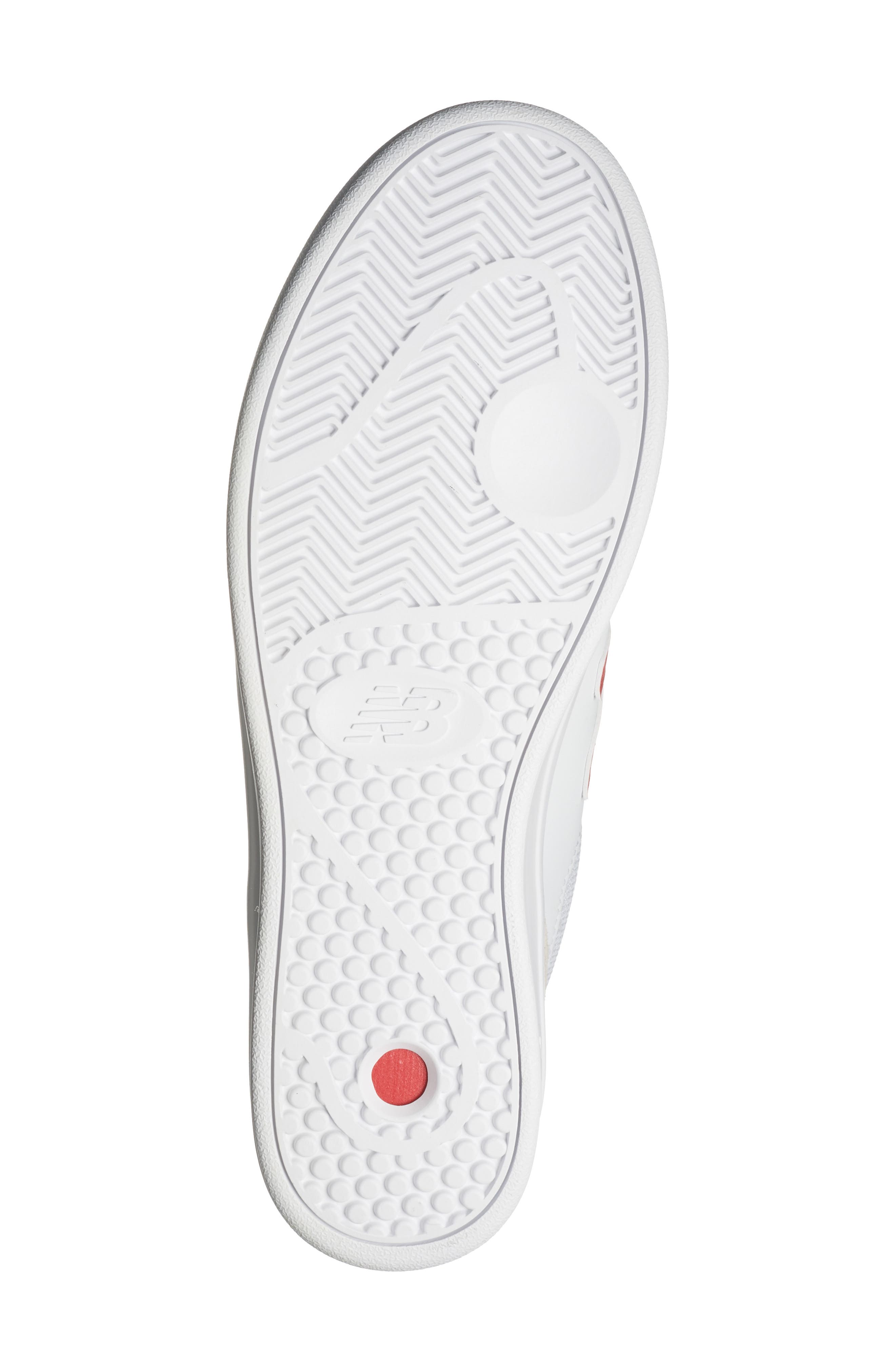 New Balance CT300 Skate Sneaker, Alternate, color, White/ Red