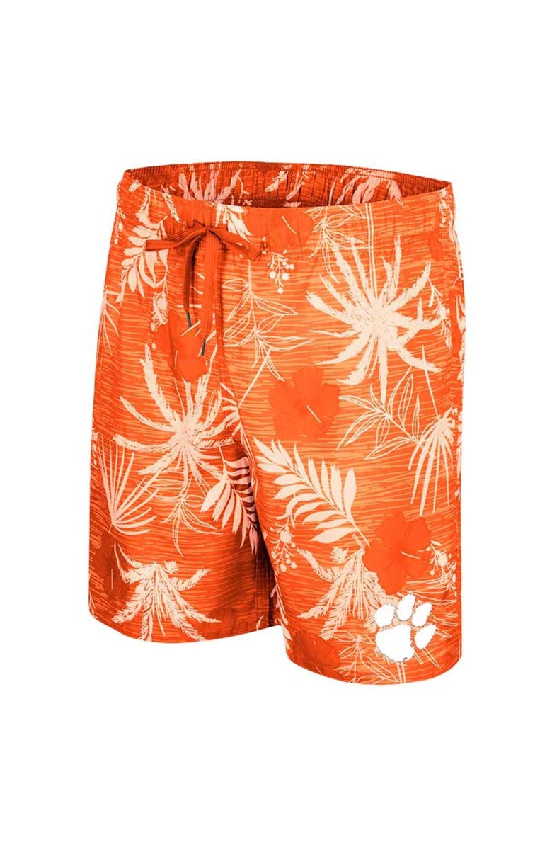 COLOSSEUM Men's Colosseum Orange Clemson Tigers What Else is New Swim Shorts, Alternate, color, 