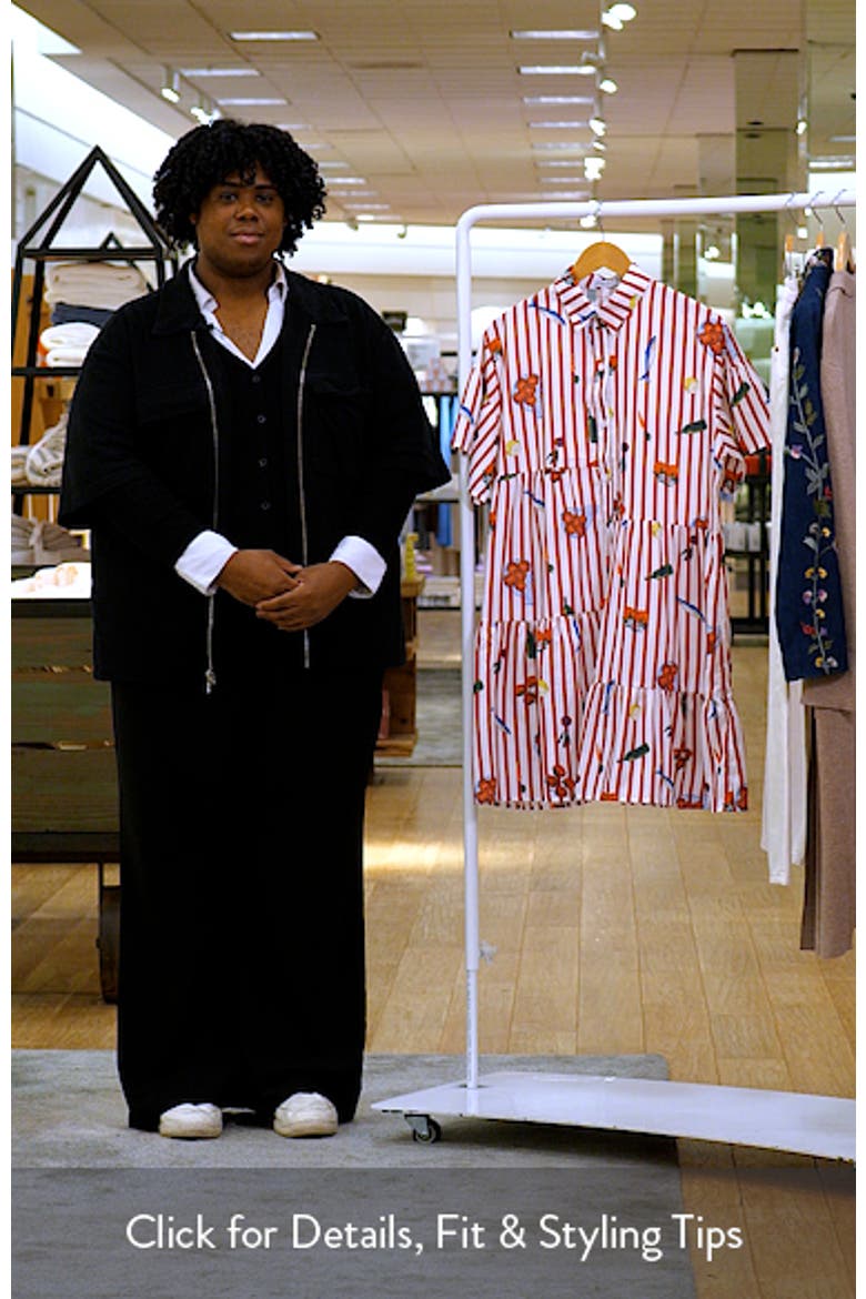 Peachy Tiered Shirtdress video