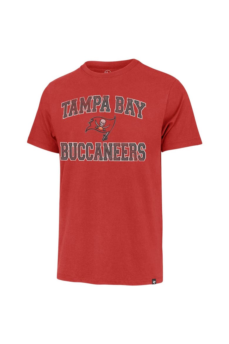 Men's '47 Red Tampa Bay Buccaneers Union Arch T-Shirt, Alternate, color, Red