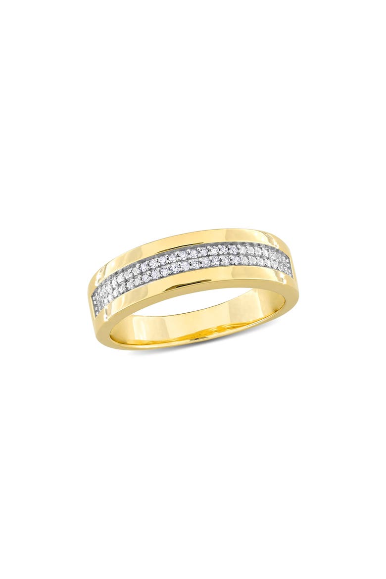 Men's Diamond Band Ring - 0.10ct., Main, color, YELLOW
