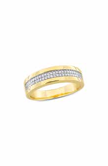 DELMAR Men's Diamond Band Ring - 0.10ct.