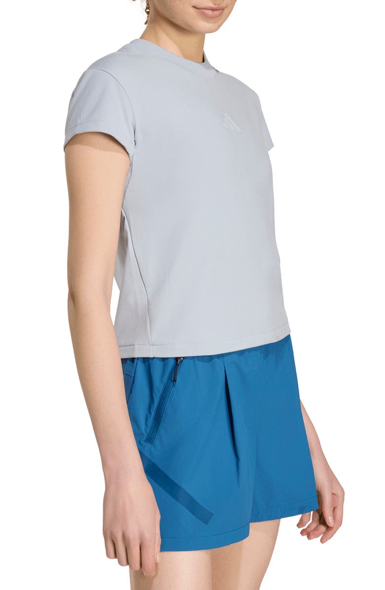 adidas Originals Z.N.E. Baby Tee, Main, color, Halo Silver/ /