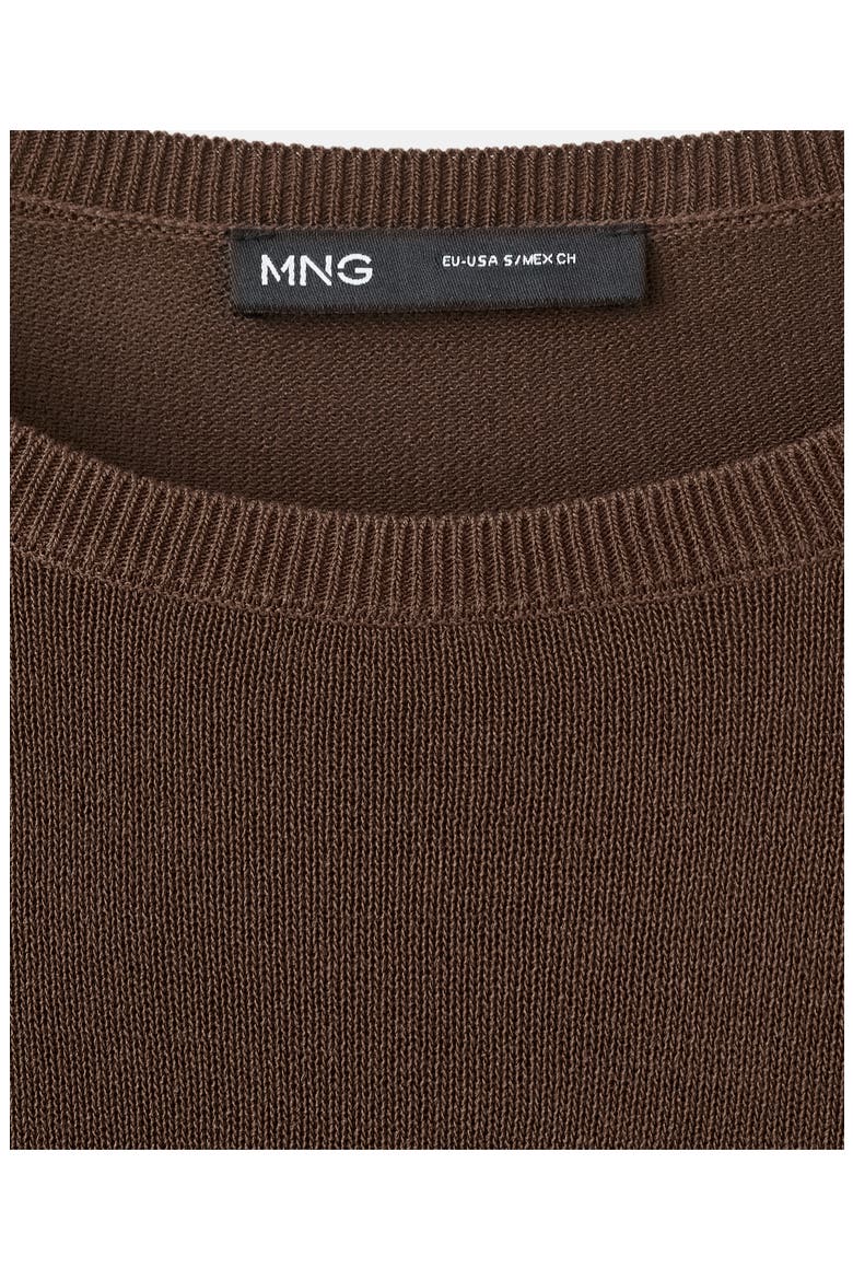Crewneck Sweater, Alternate, color, CHOCOLATE