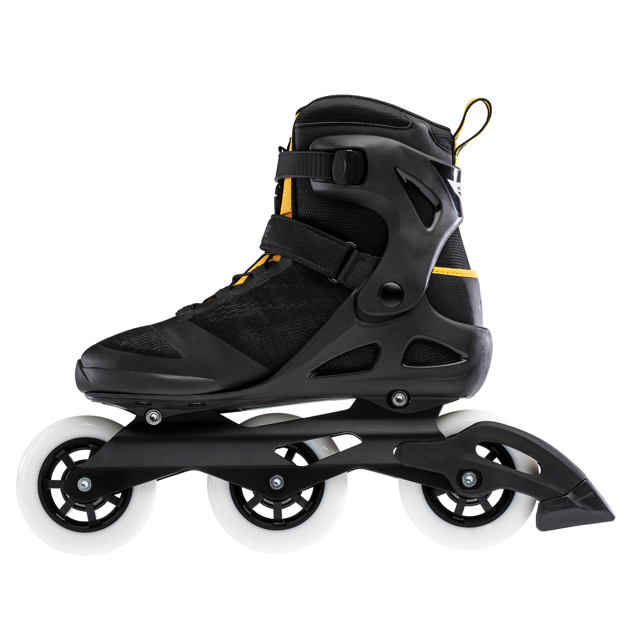 Rollerblade Macroblade 100 3WD Mens Inline Skates, Alternate, color, Black/Yellow