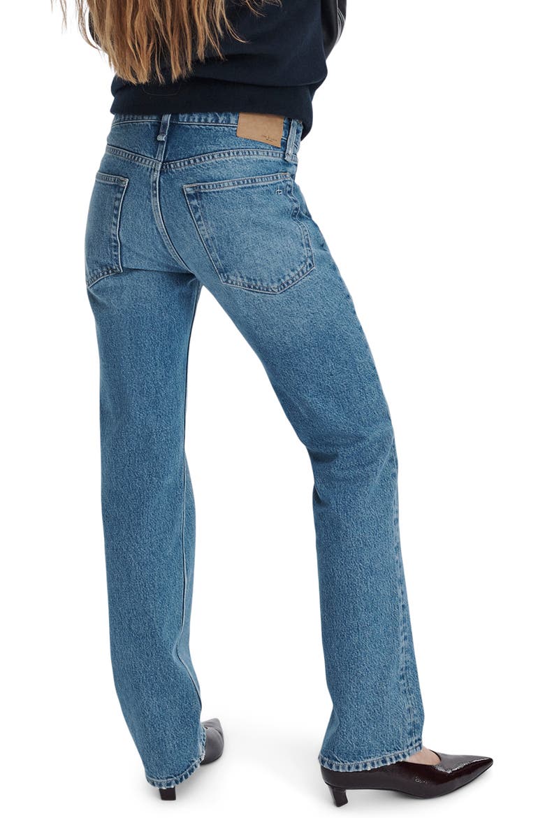 Harlow Low Rise Full Slim Straight Jeans, Alternate, color, CANDICE