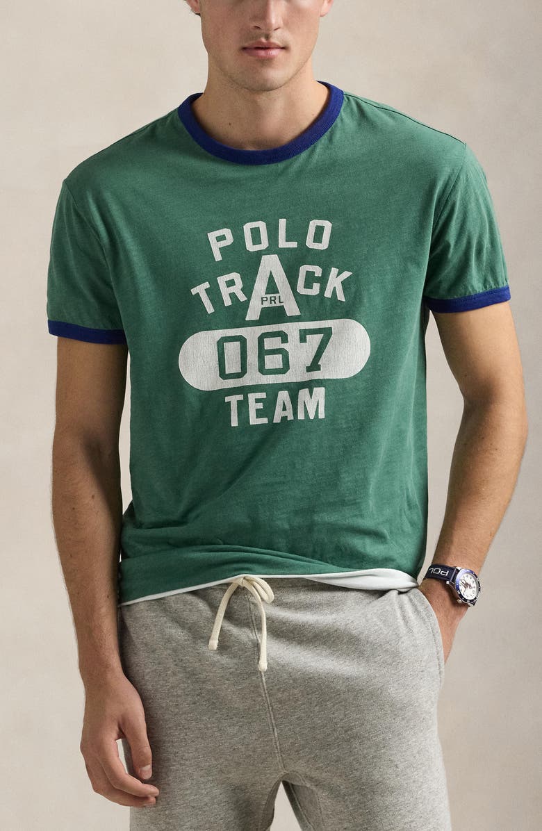 Polo Ralph Lauren Classic Fit Reversible Cotton Slub Graphic T-Shirt, Alternate, color, 