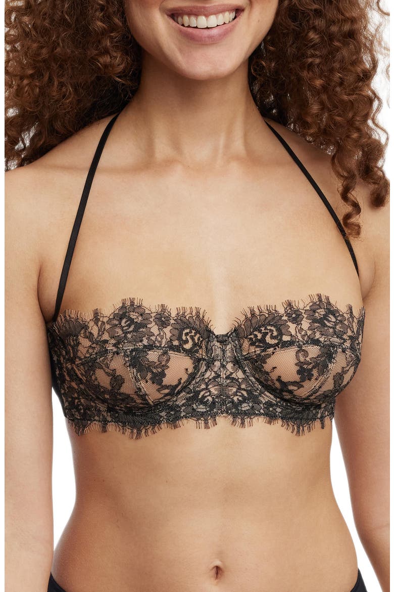 Entice Strapless Multi-way Underwire Bra, Alternate, color, Black/Nylon