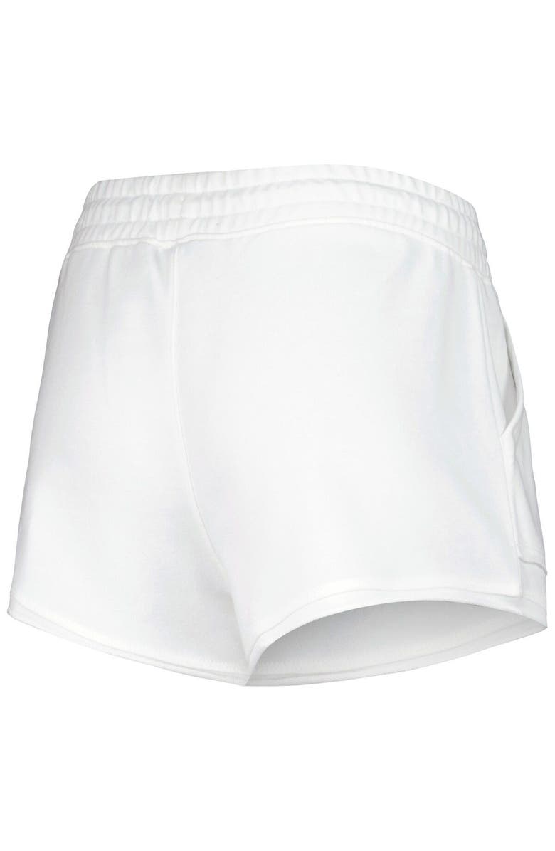 CONCEPTS SPORT Women's Concepts Sport  White Los Angeles Lakers Sunray Shorts, Alternate, color, White