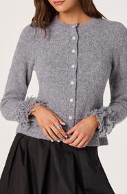 ASTR the Label Fringe Sleeve Cardigan