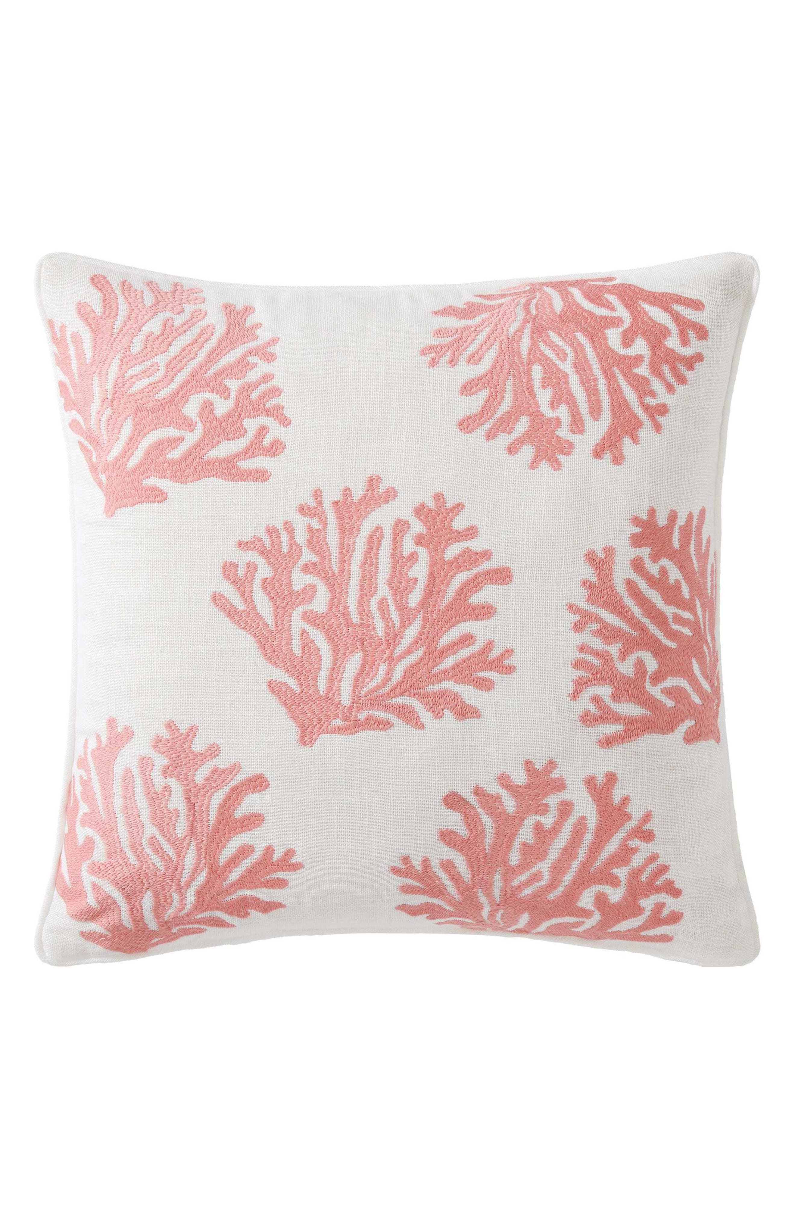 Tommy Bahama Coral Island Square Throw Pillow