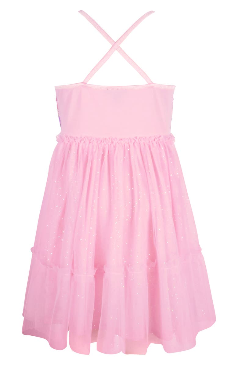Zunie Kids' Butterfly Sequin Tutu Dress, Alternate, color, Pink