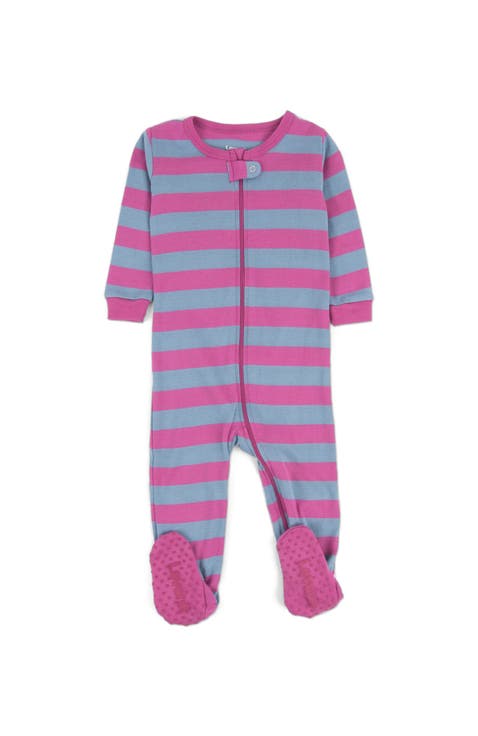 Kids Footed Striped Cotton Matching Family Pajamas (Toddler, Little Kid & Big Kid)