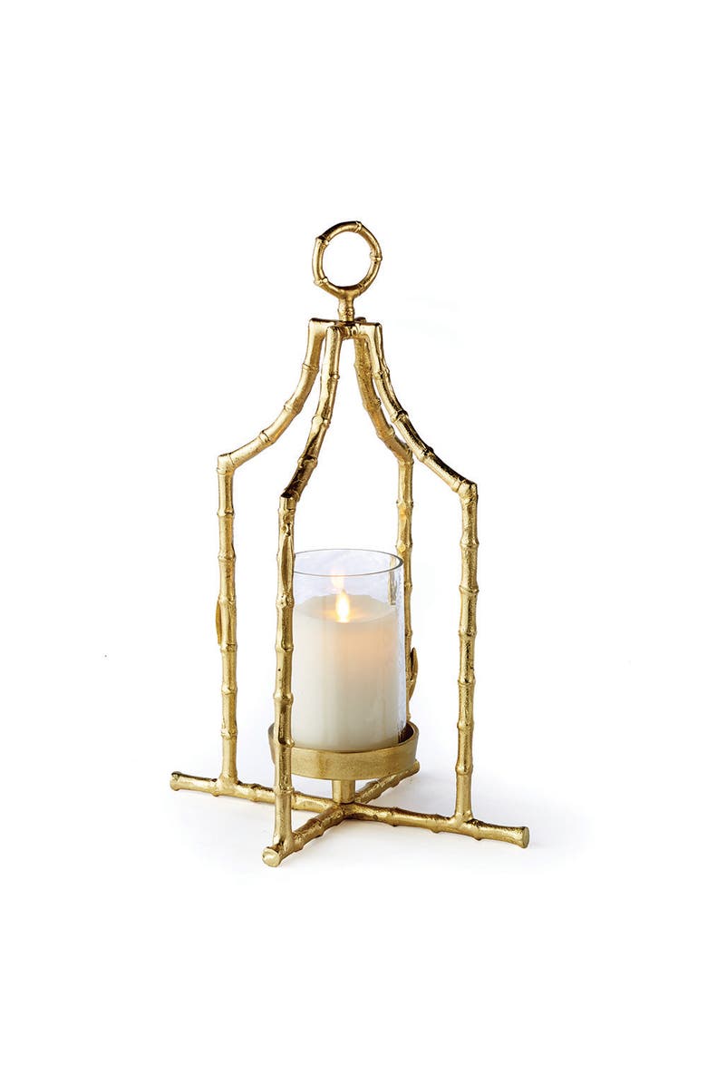 Napa Home & Garden Baldwin Lantern 19", Main, color, Gold