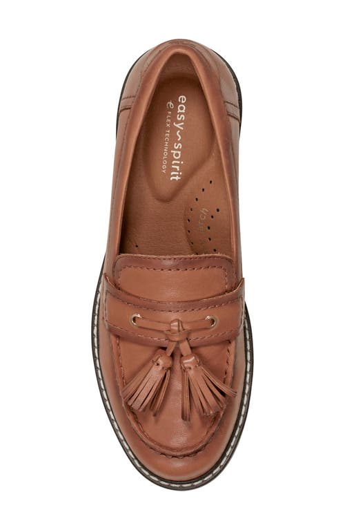 Easy Spirit Janelle Tassel Loafer In Brown