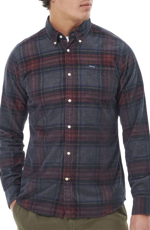 Southfield Plaid Tailored Button-Down Shirt