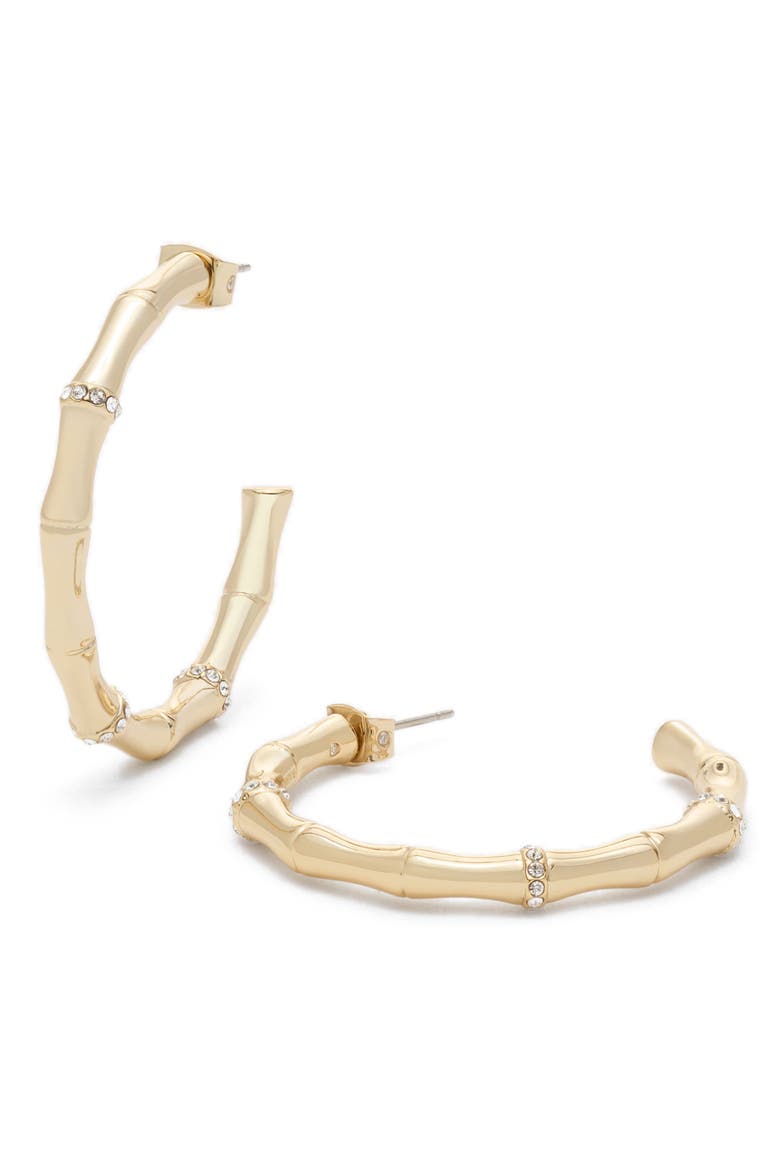 Chiara Hoop Earrings, Alternate, color, GOLD