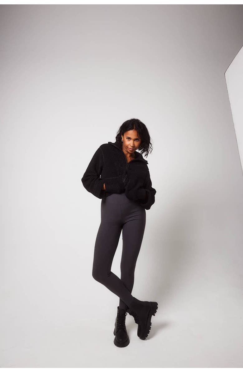 LOVALL Winter Everyday High Waisted Leggings, Alternate, color, Dark Grey