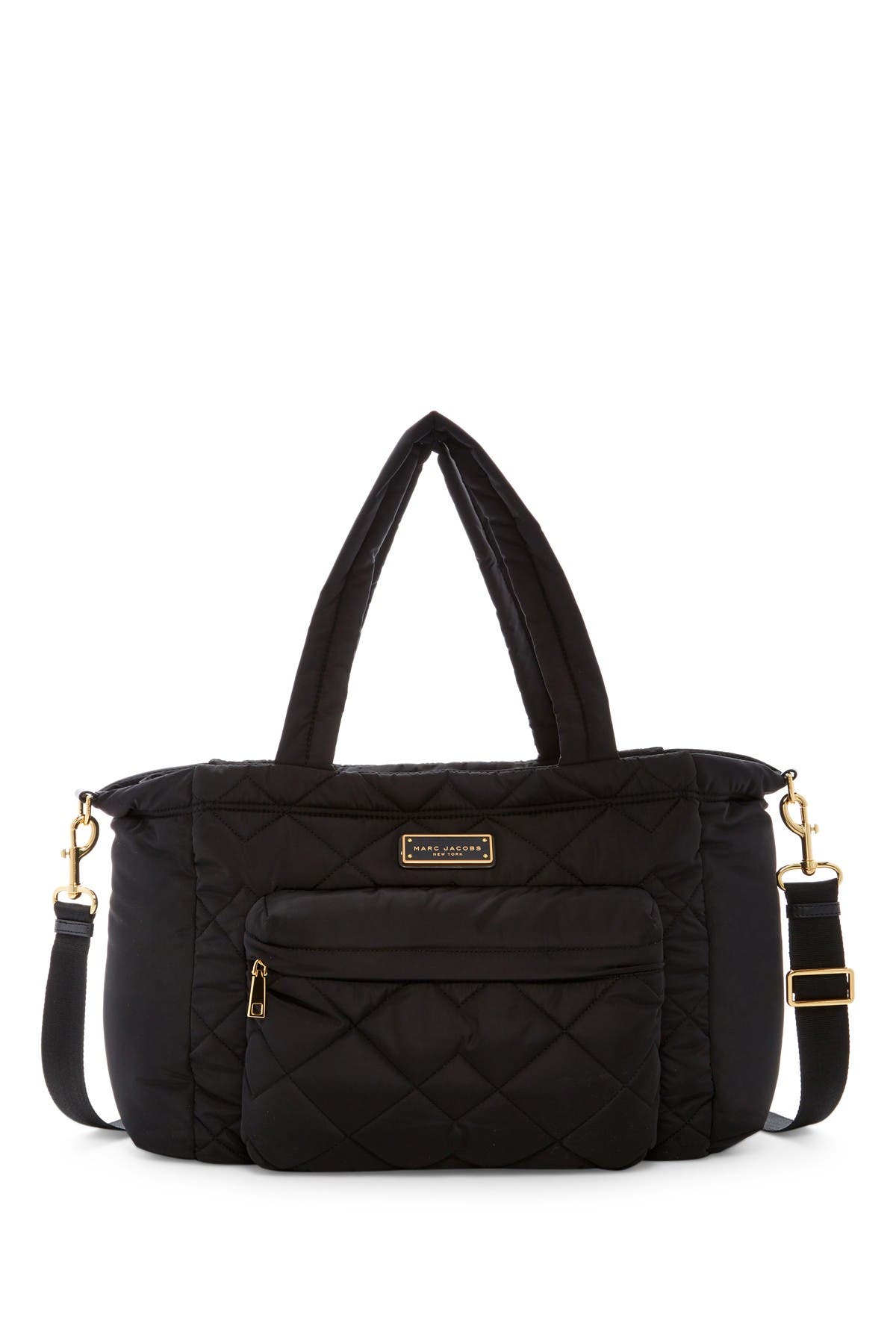 Marc Jacobs Quilted Nylon Baby Bag & Changing Pad, Main, color, 