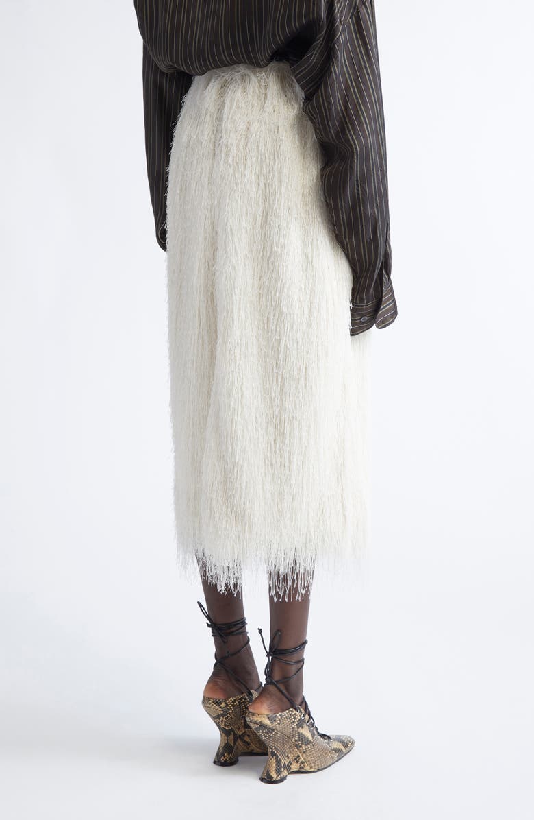 Dries Van Noten Sokna Fringe Midi Skirt, Alternate, color, 