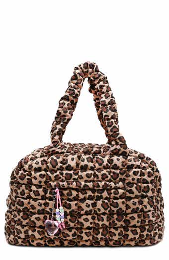 Kids' Leopard Print Scrunch Medium Duffle Bag