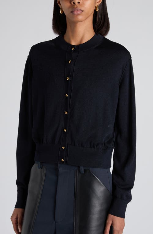 Bottega Veneta Knot Button Twin Set In Blue