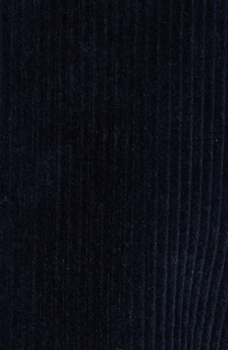 BCBGMAXAZRIA Belted Corduroy Trench Coat, Alternate, color, Indigo