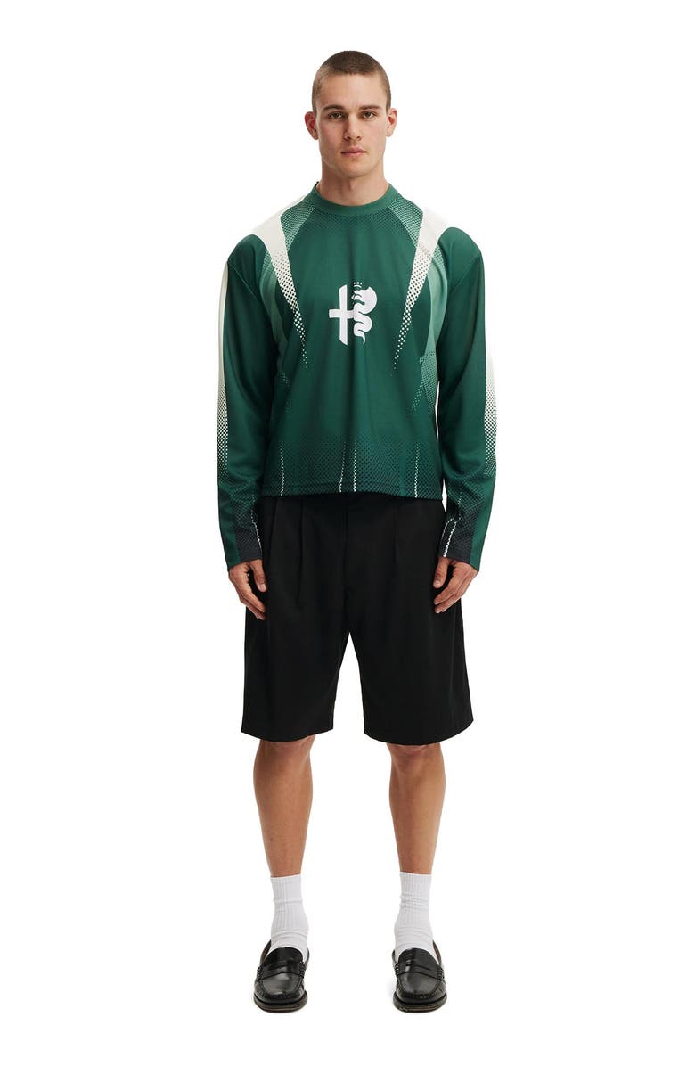 Cotton On Men's Ls Alfa Romeo Jersey, Alternate, color, Lcn Alf Evergreen  Alfa