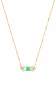 Bony Levy El Mar Emerald & Diamond Pendant Necklace