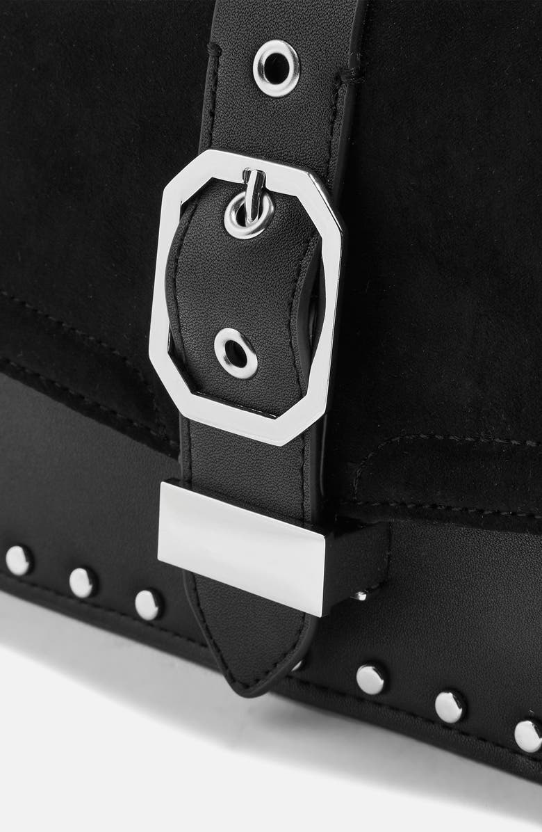 Topshop Megan Buckle Crossbody Bag, Alternate, color,