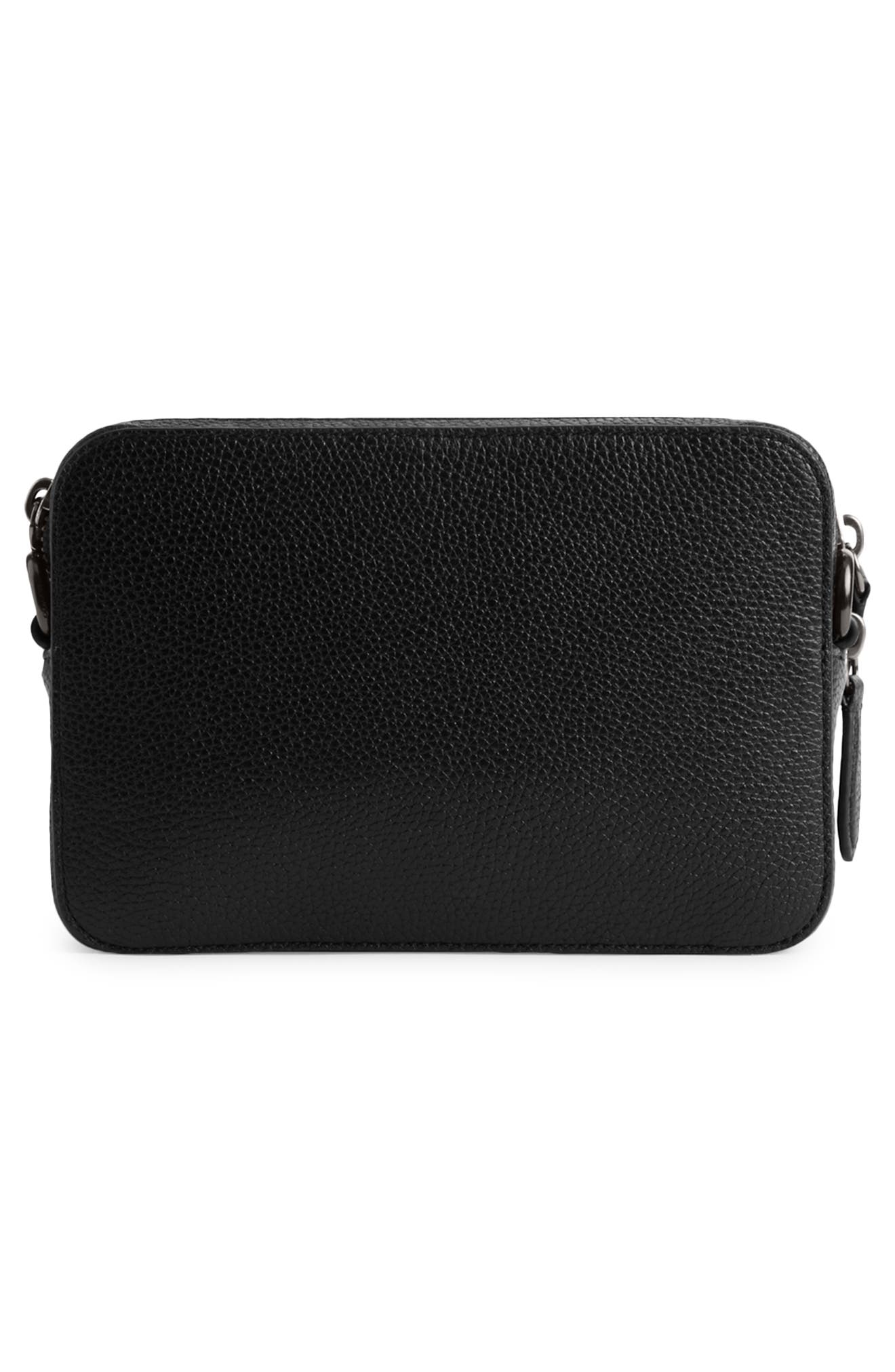 COACH Charter Pebbled Leather Crossbody Bag, Alternate, color, 