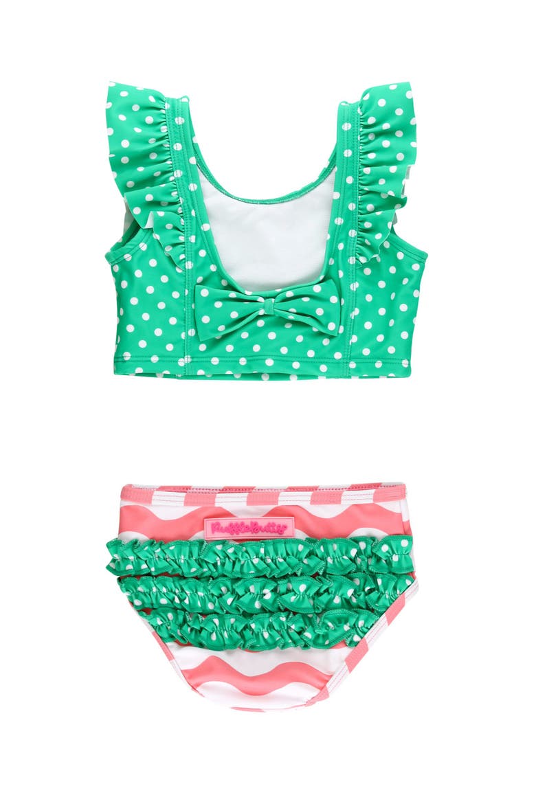UPF50 Waterfall Tankini, Alternate, color, Bubblegum Pink Wavy Stripe