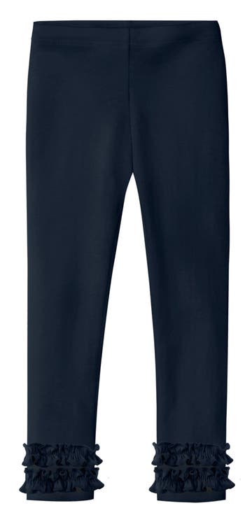 Baby Girls Soft 100% Cotton Ruffle Leggings
