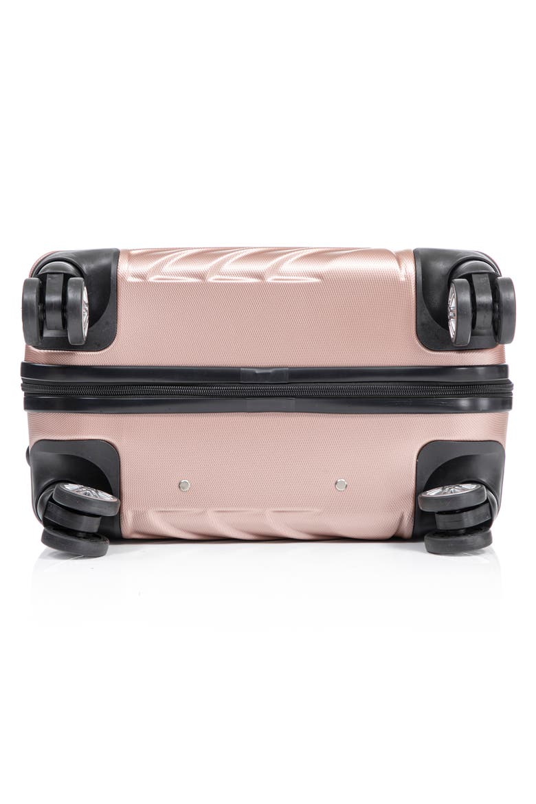Volaro Hardshell 3-Piece Spinner Luggage Set, Alternate, color, ROSE GOLD