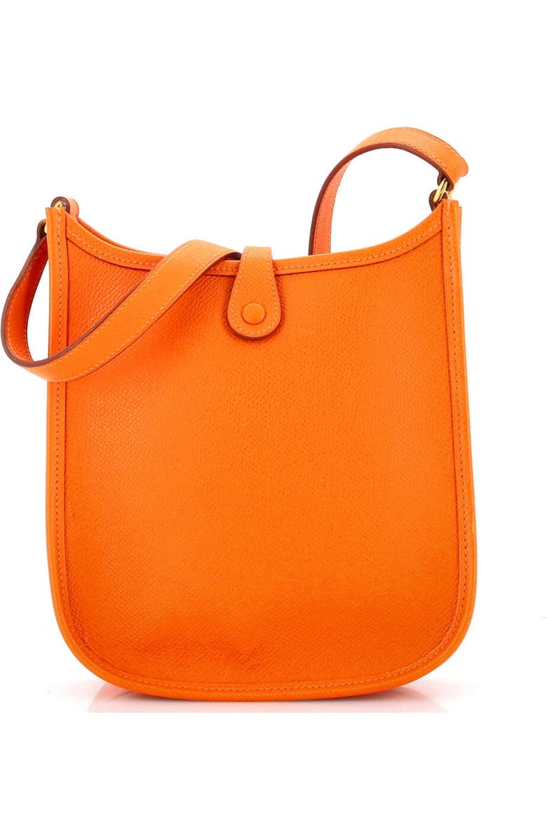 Pre-Owned Hermes Long Strap Evelyne Bag Epsom TPM, Alternate, color, Orange H